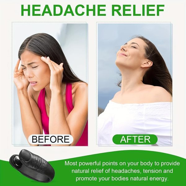 Acupressure Hand Point Clip – Headache, Stress, Tension & Migraine Relief Tool