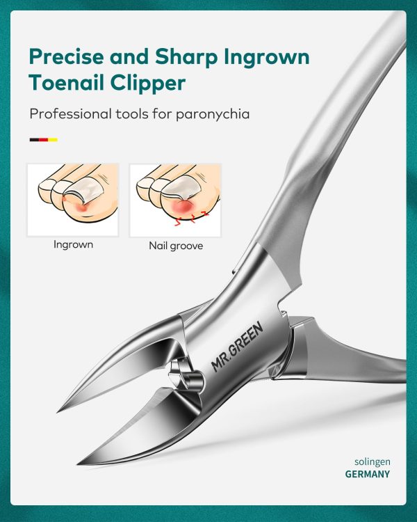 10 in 1 Manicure & Pedicure Kit – Stainless Steel Nail Clippers & Grooming Tools for Hands, Feet & Face with Travel Case