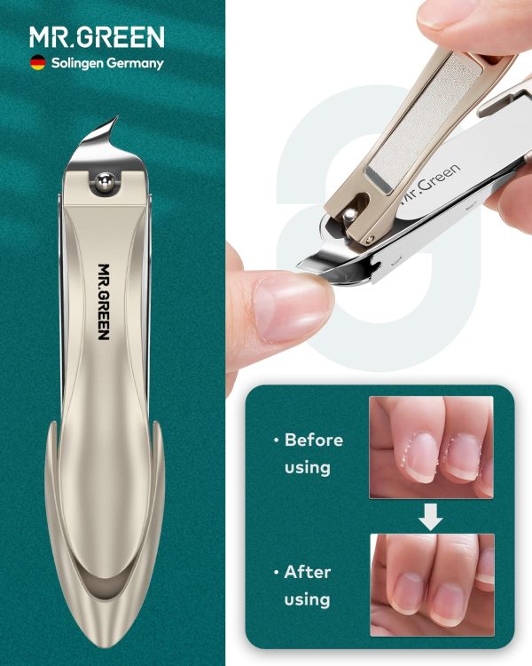 10 in 1 Manicure & Pedicure Kit – Stainless Steel Nail Clippers & Grooming Tools for Hands, Feet & Face with Travel Case